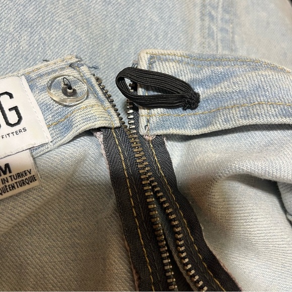 BDG Urban Outfitters Cotton Light Wash Mini Denim Skirt M - Picture 8 of 12